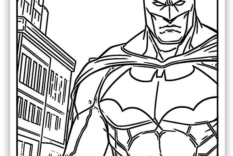 Batman Coloring Book Pages