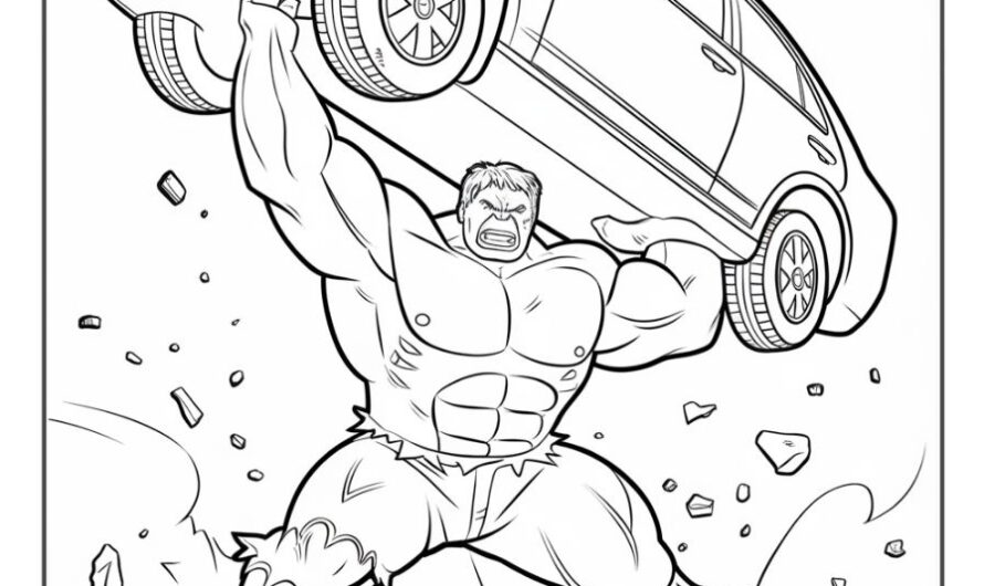 Incredible Hulk Coloring Pages