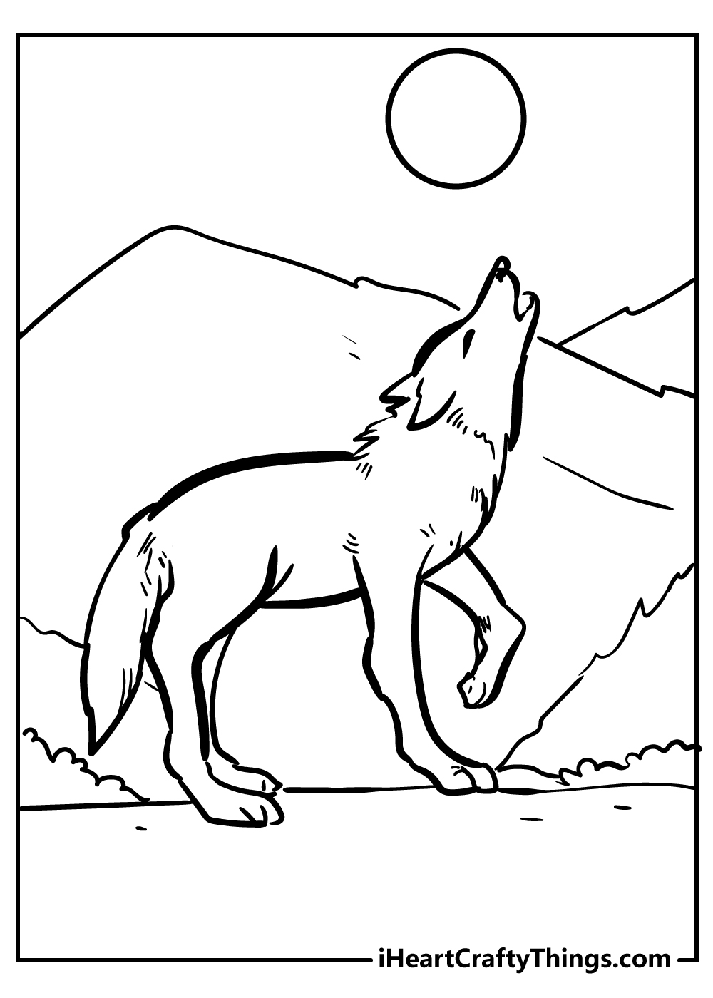 coloring pages of wolves coloring pages of wolves