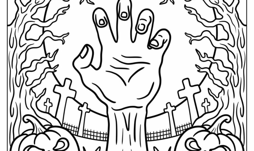 Spooky Halloween Coloring Pages
