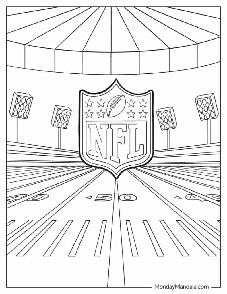 nfl football coloring pages nfl football coloring pages