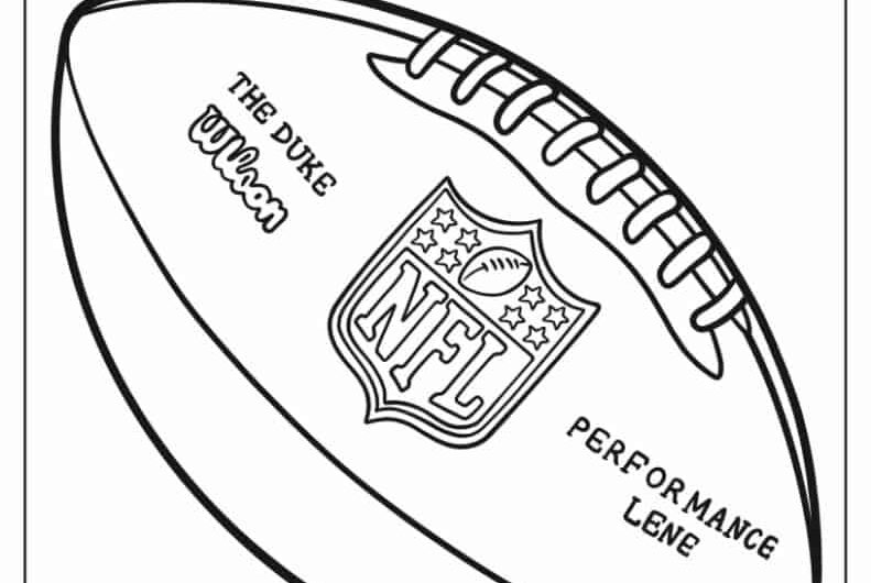 Nfl Football Coloring Pages