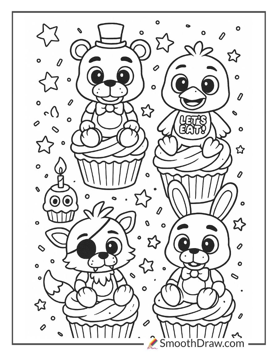 42 Free FNAF Coloring Pages Smooth Draw 42 Free FNAF Coloring Pages Smooth Draw