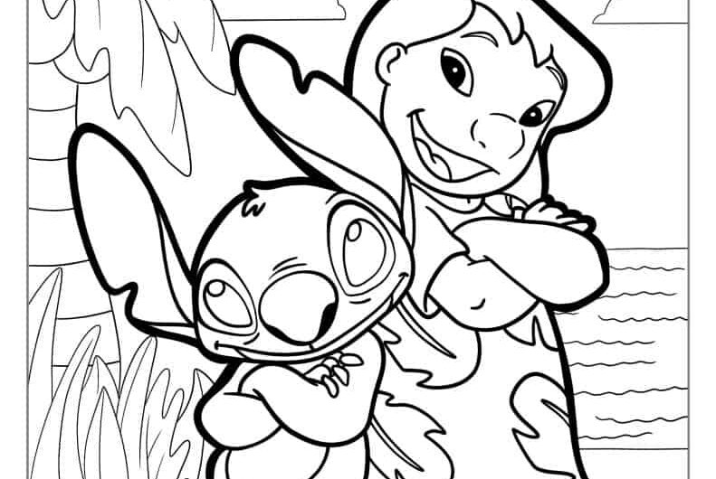 Lilo Stitch Coloring Pages