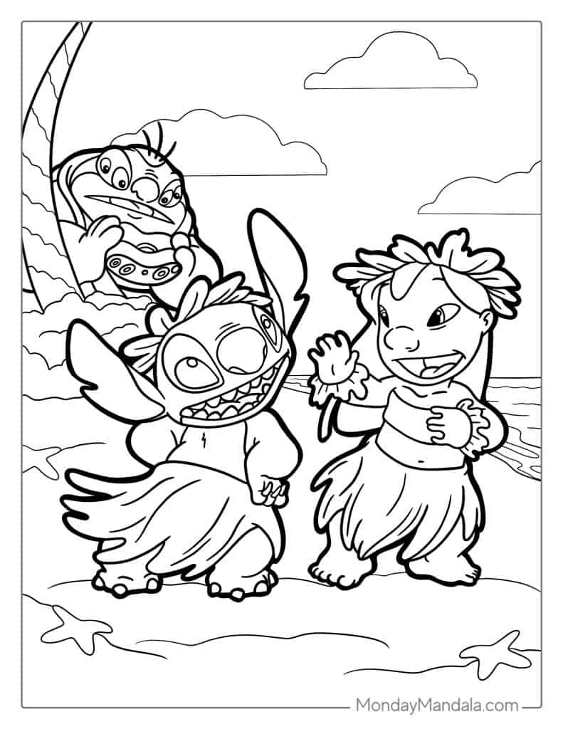 lilo stitch coloring pages lilo stitch coloring pages