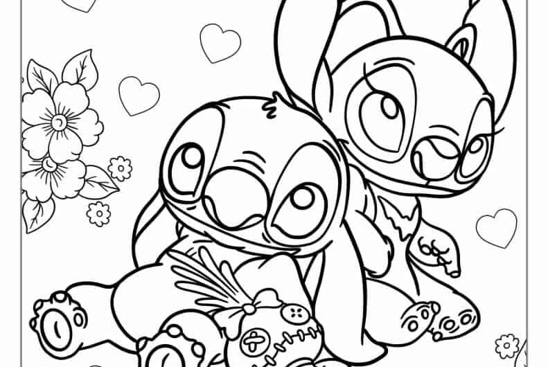 Stitch Printable Coloring Pages