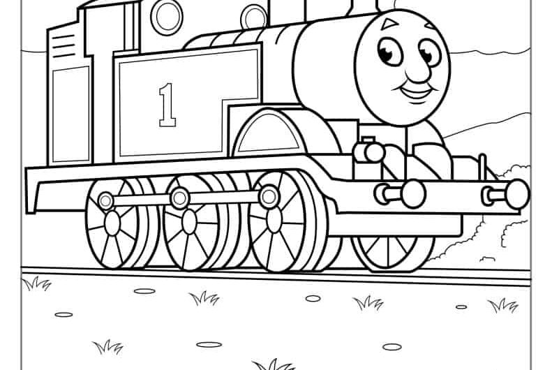 Thomas The Train Coloring Pages To Print