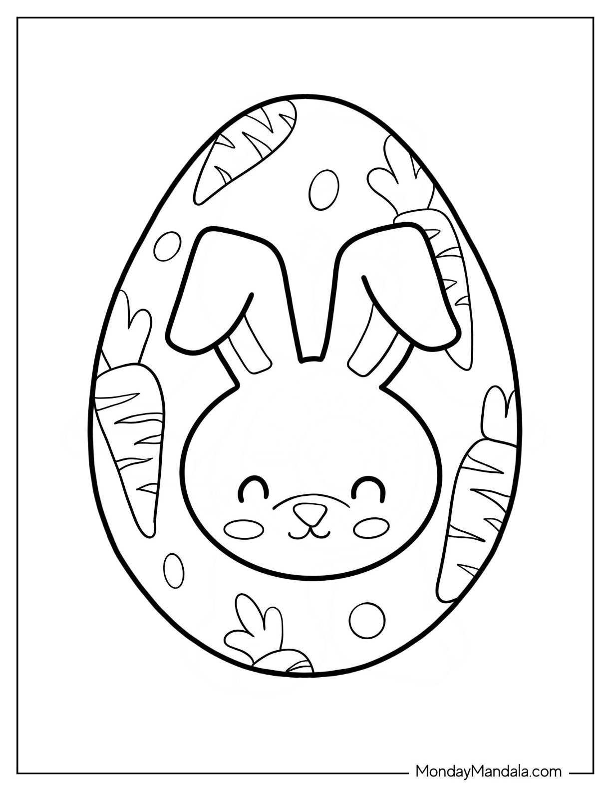 43 Easter Egg Coloring Pages Free PDF Printables 43 Easter Egg Coloring Pages Free PDF Printables