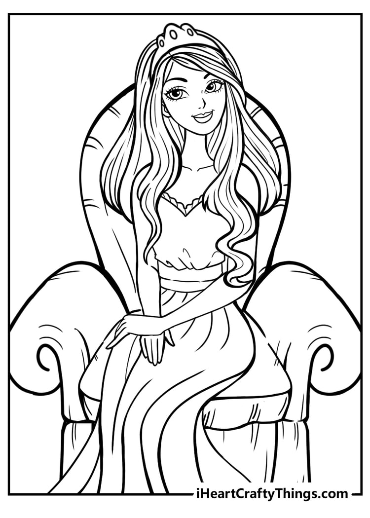 45 Princess Coloring Pages 100 Free Printable PDFs 45 Princess Coloring Pages 100 Free Printable PDFs