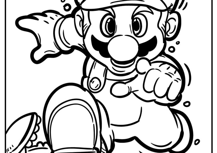 Mario Coloring Pages Printable
