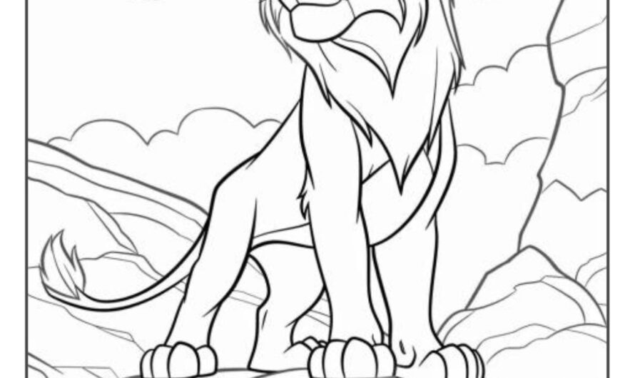 Coloring Pictures Lion King