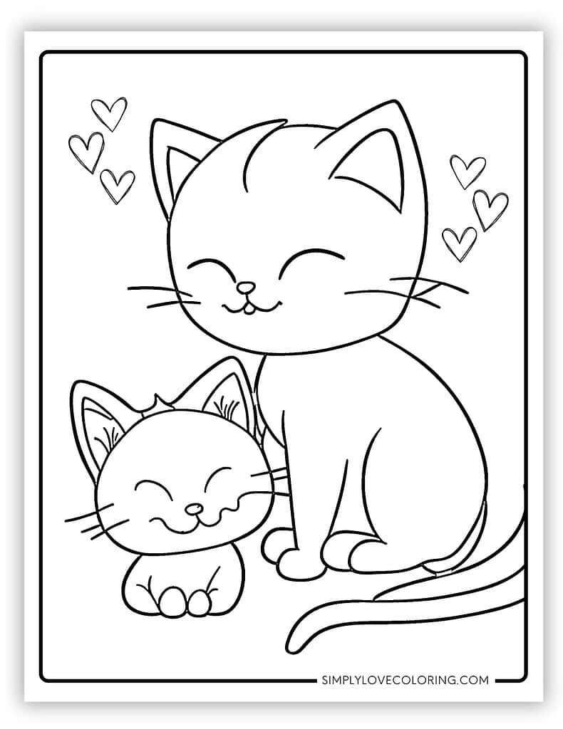47 Cute Cat Coloring Pages Free PDF Printables Simply Love Coloring 47 Cute Cat Coloring Pages Free PDF Printables Simply Love Coloring