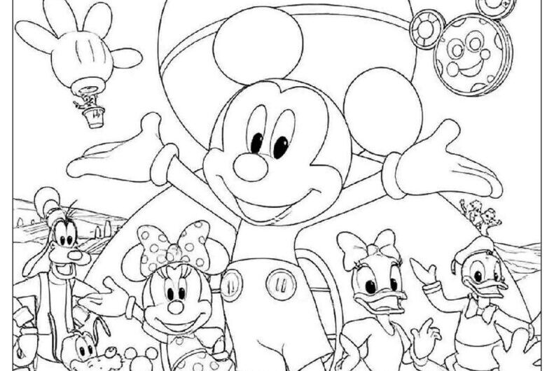 Colouring Pictures Mickey Mouse Clubhouse