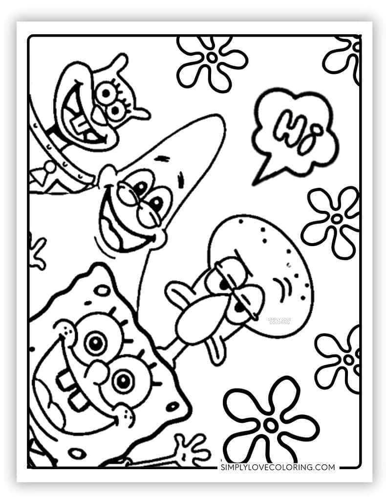 48 SpongeBob Coloring Pages Free PDF Printables Simply Love Coloring 48 SpongeBob Coloring Pages Free PDF Printables Simply Love Coloring
