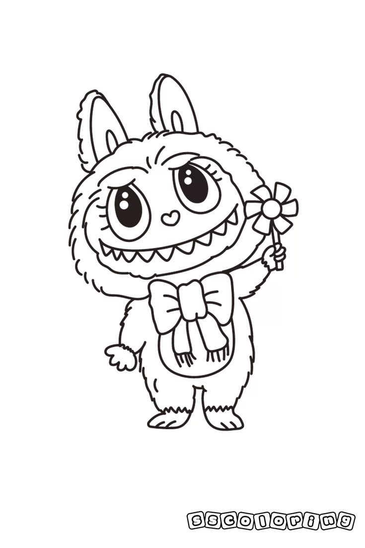 5 Labubu Coloring Pages For Kids 5 Labubu Coloring Pages For Kids