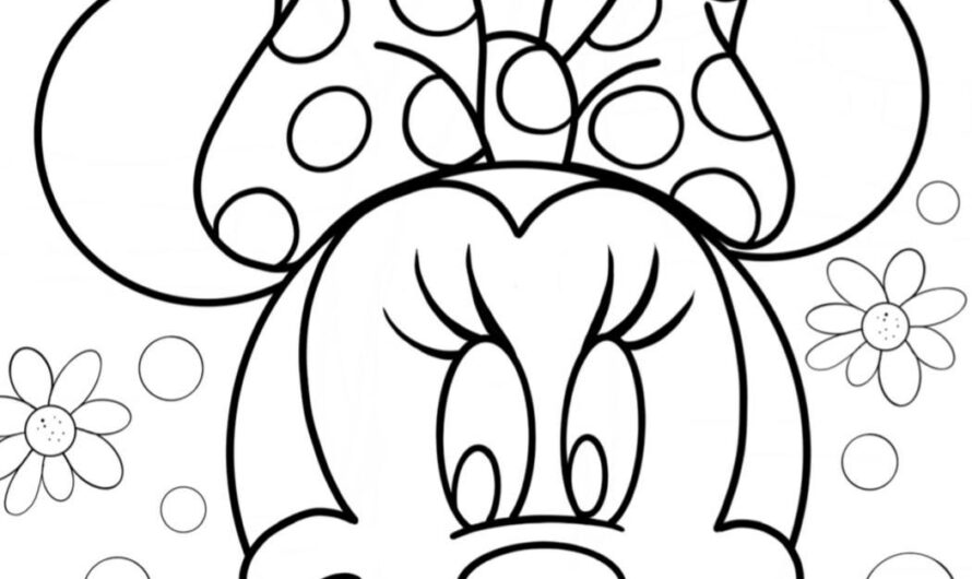 Minnie Mouse Coloring Book Pages