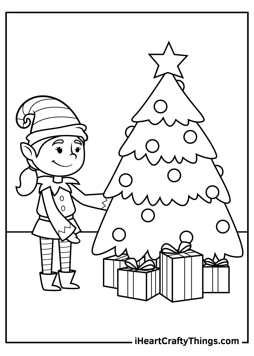 50 Christmas Elf Coloring Pages Free PDF Printables 50 Christmas Elf Coloring Pages Free PDF Printables