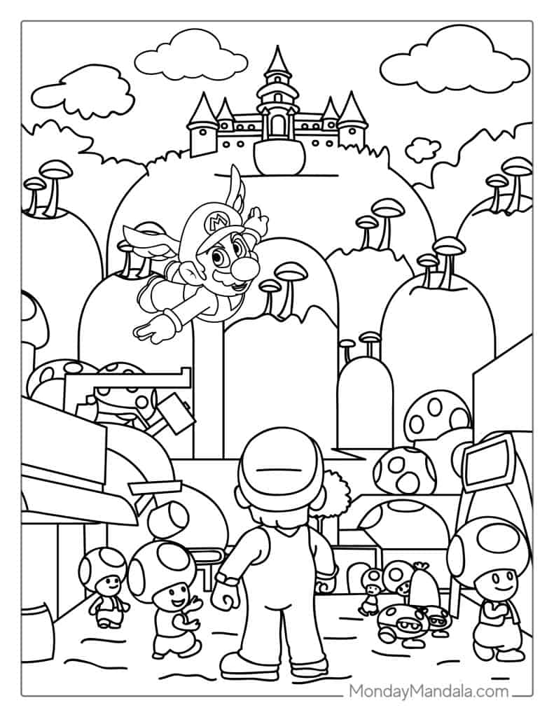 super mario characters coloring pages super mario characters coloring pages