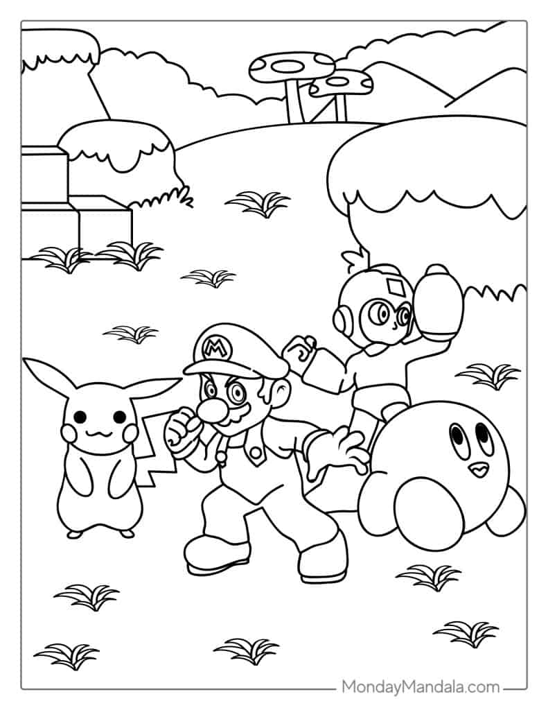 mario bros coloring pages mario bros coloring pages