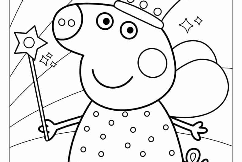Peppa Pig Coloring Sheets