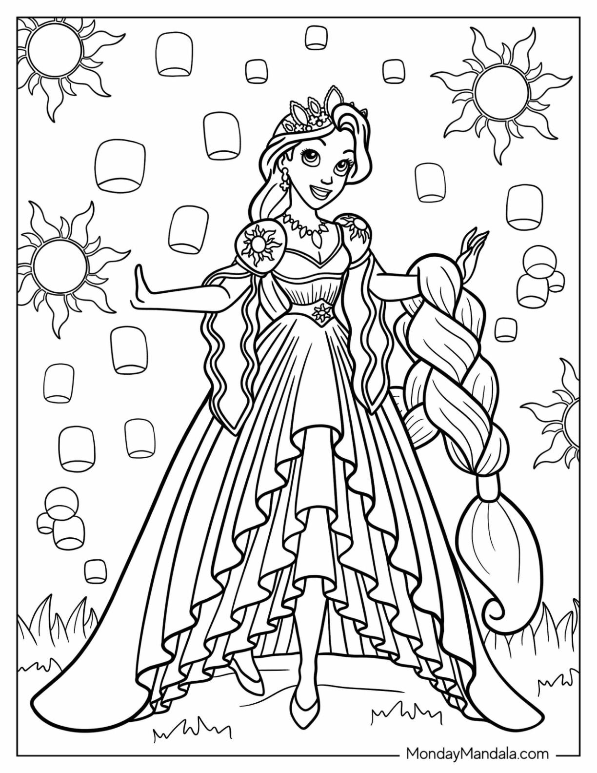 free coloring pages of princesses free coloring pages of princesses
