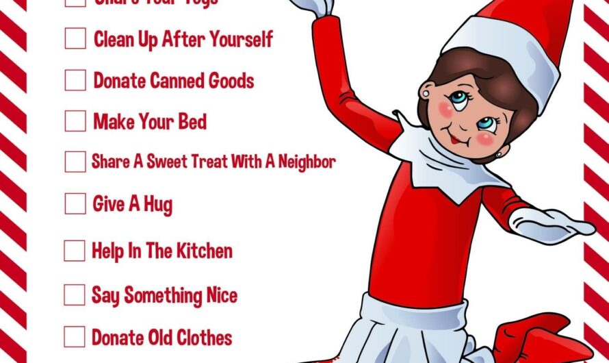 Elf On The Shelf Printouts