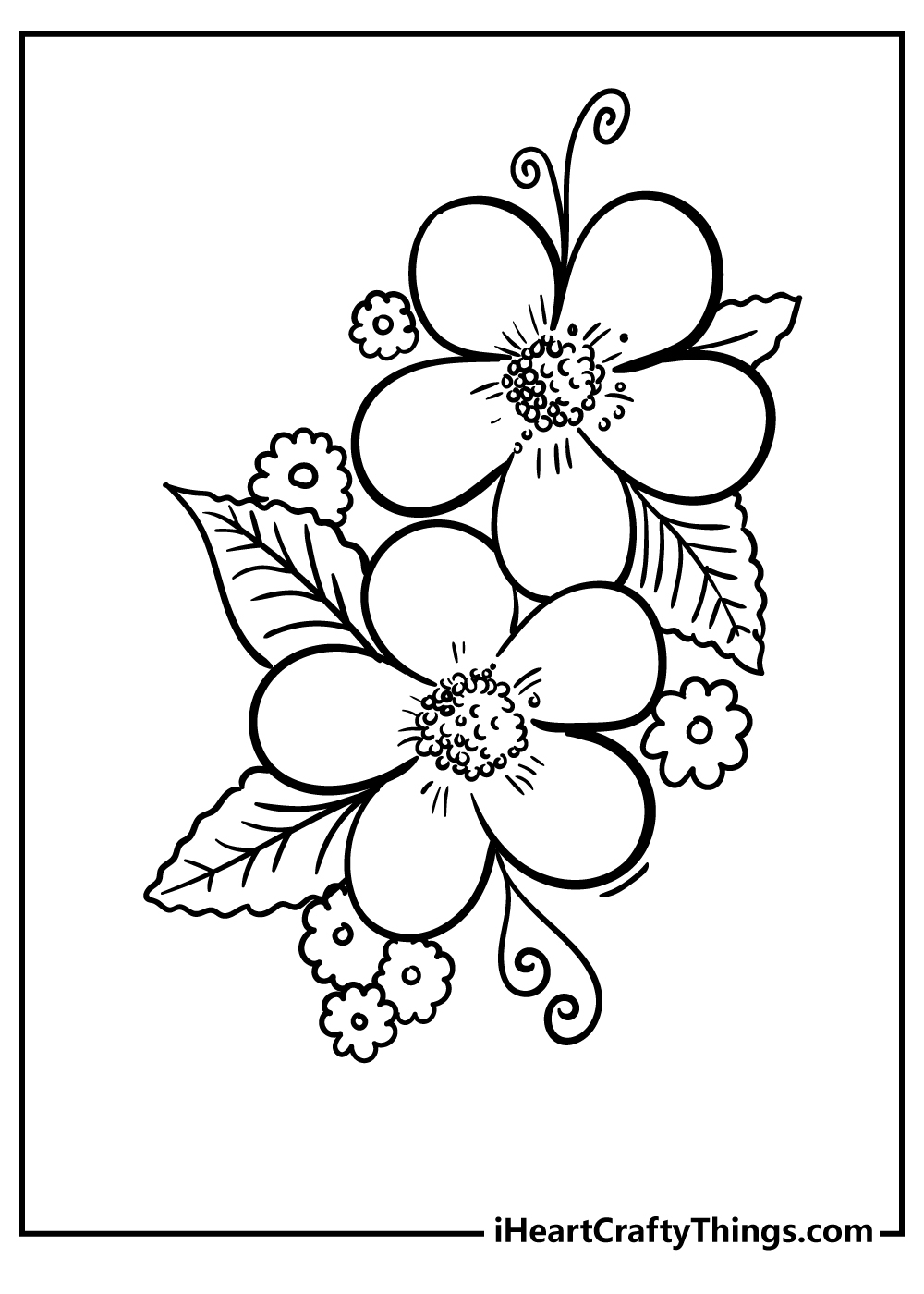 52 Flower Coloring Pages Easy Free Printable PDFs For Kids 52 Flower Coloring Pages Easy Free Printable PDFs For Kids