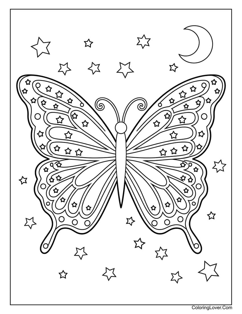 coloring picture of a butterfly coloring picture of a butterfly