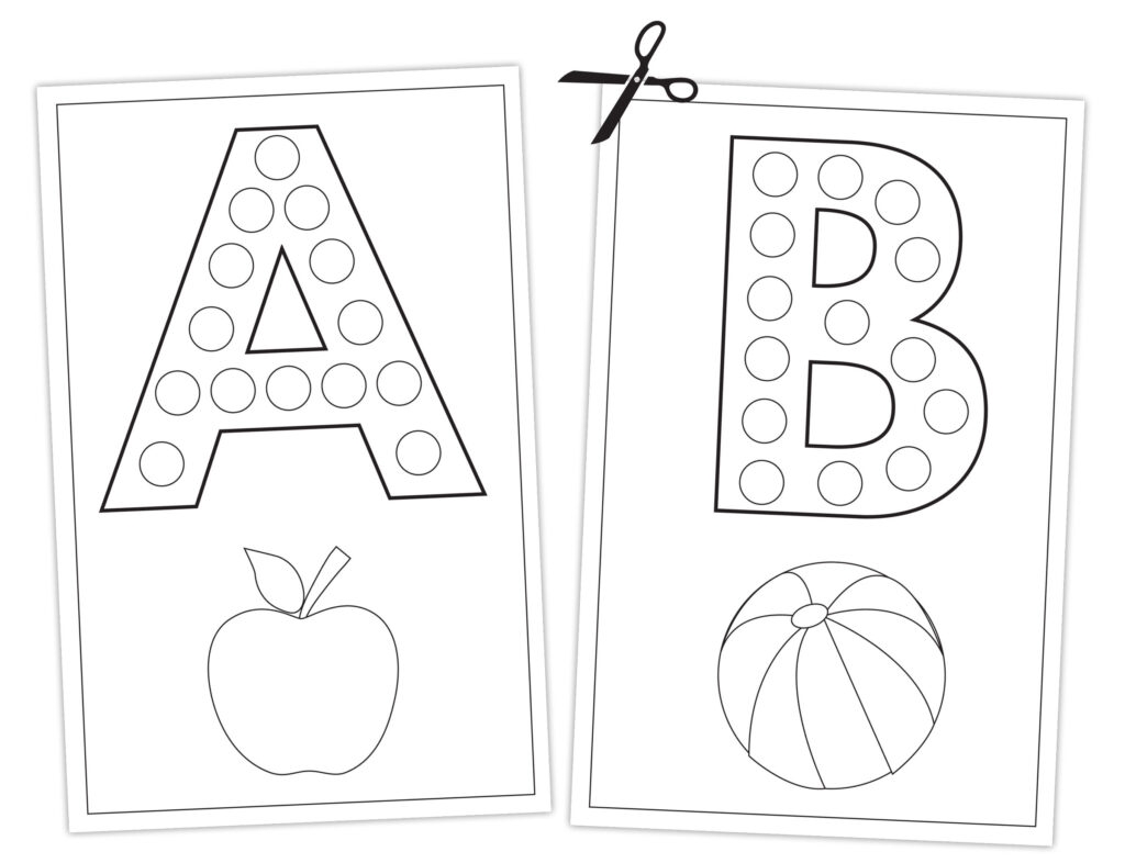 54 Easy And Fun Dot Marker Activity Sheets For Kids My Silly Squirts