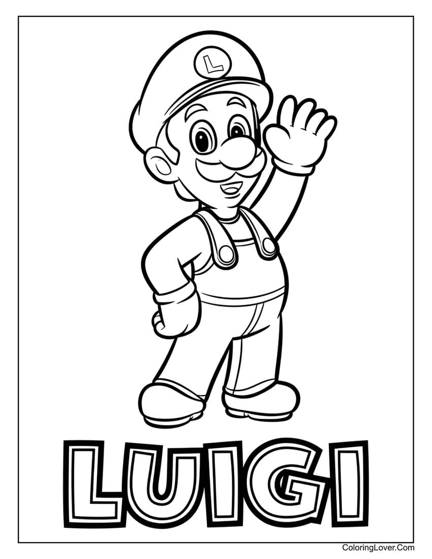 mario and luigi coloring pages mario and luigi coloring pages