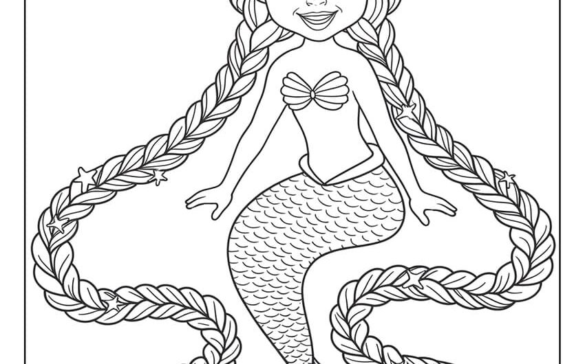 Mermaid Pictures To Color