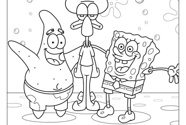 Spongebob Patrick Coloring Pages