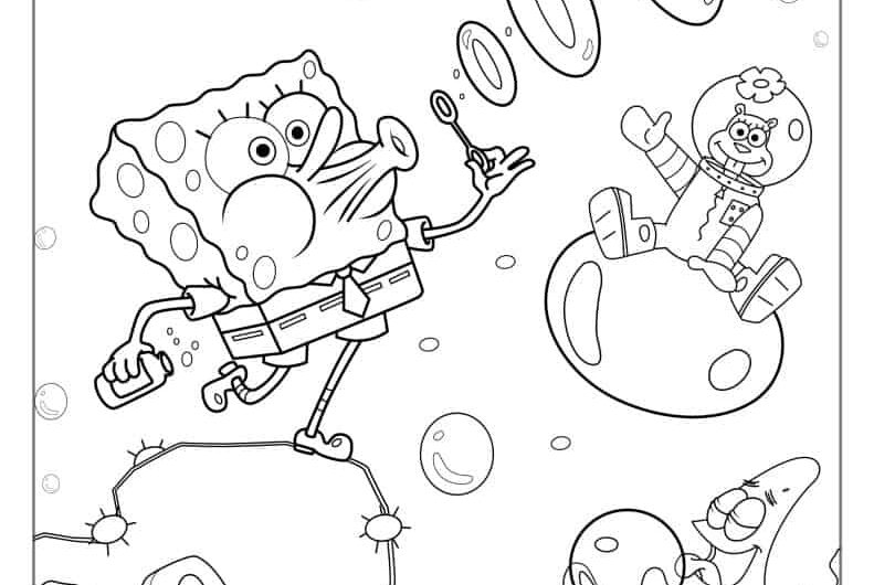 Spongebob Squarepants Coloring Pages