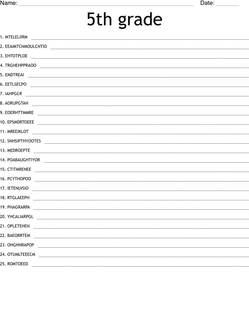 create your own word scramble create your own word scramble