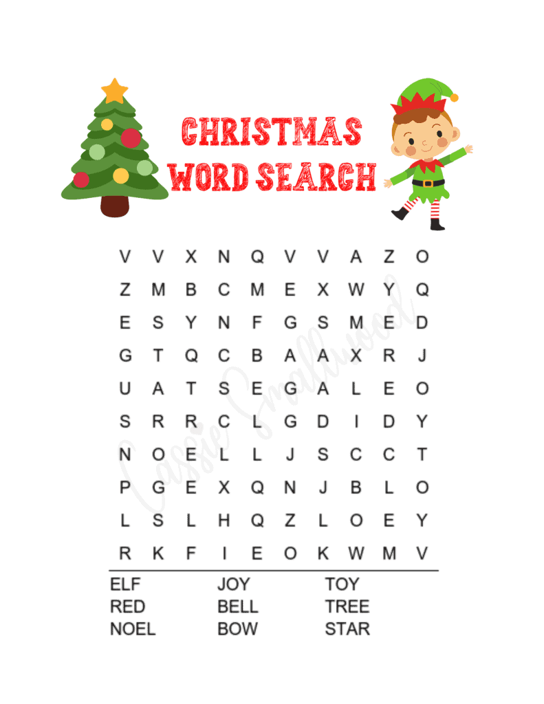 6 Fun Christmas Word Search Free Printables Cassie Smallwood 6 Fun Christmas Word Search Free Printables Cassie Smallwood