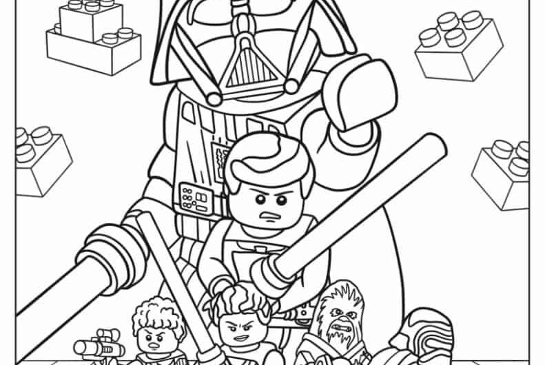Lego Colouring In Pages