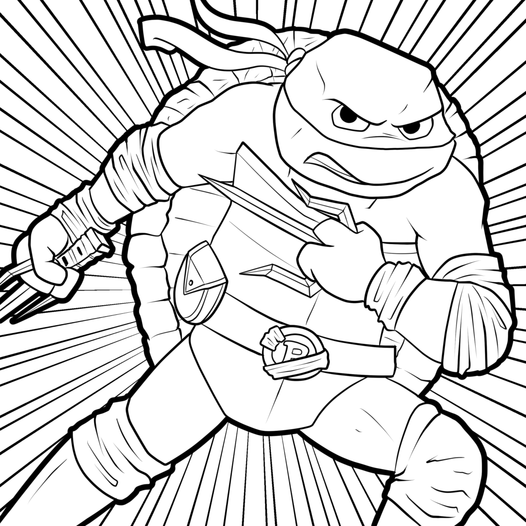 ninja turtle coloring page ninja turtle coloring page