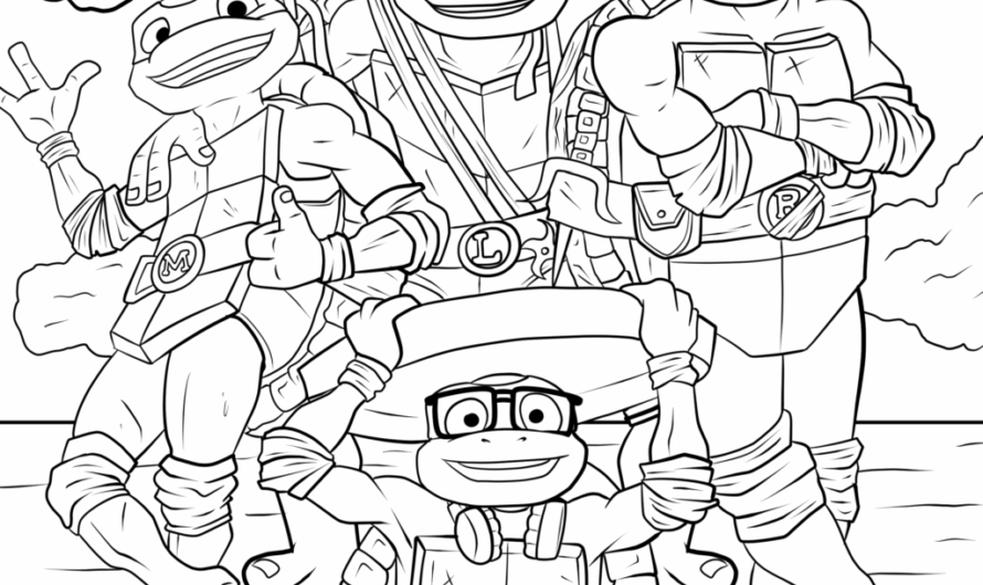 Ninja Turtles Coloring Pages