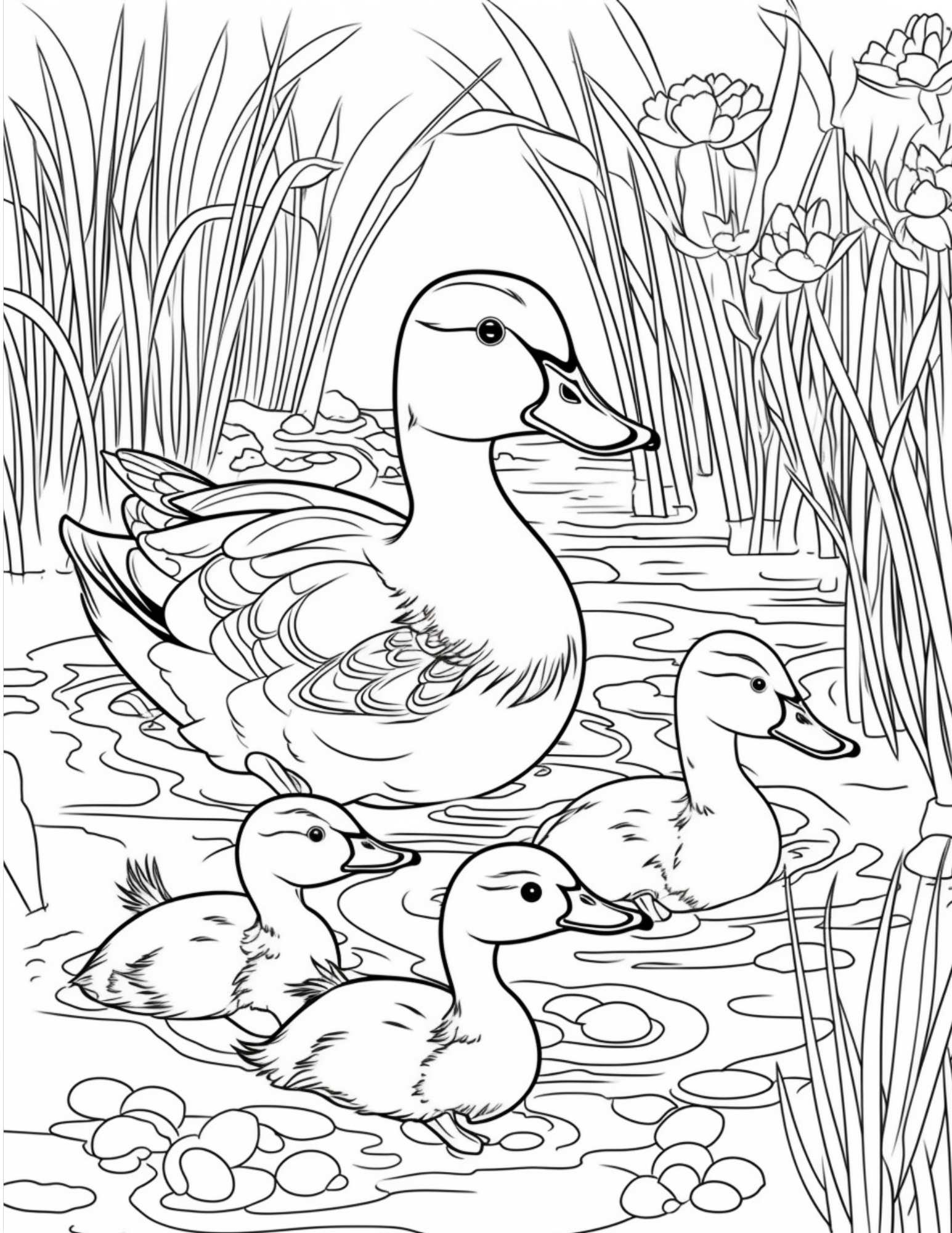 8 Adorable Free Duck Coloring Pages For Creative Fun 8 Adorable Free Duck Coloring Pages For Creative Fun