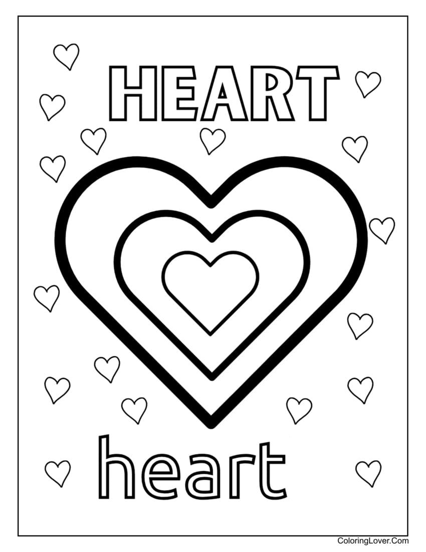 80 Heart Coloring Pages Free Printables For All Ages 80 Heart Coloring Pages Free Printables For All Ages