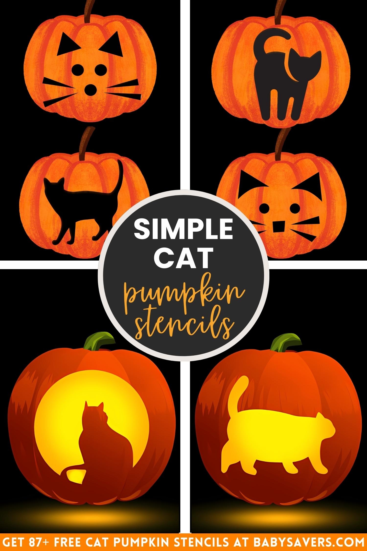 87 Free Cat Pumpkin Carving Stencils The Ultimate List 87 Free Cat Pumpkin Carving Stencils The Ultimate List