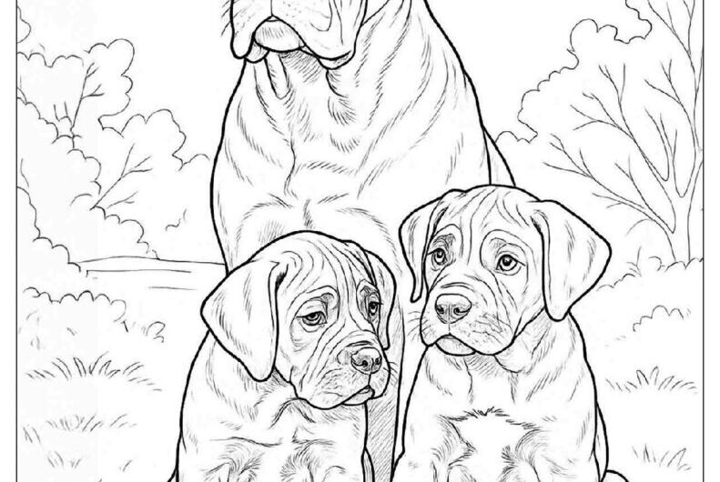 Printable Dog Coloring Sheets