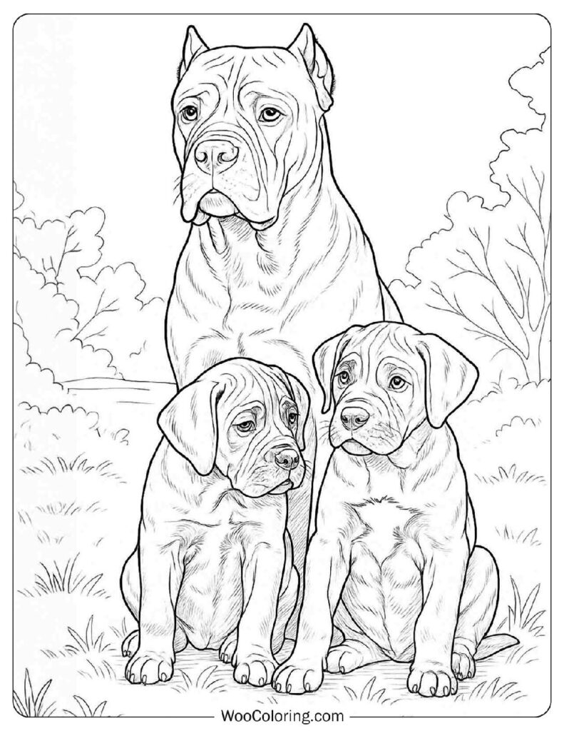 coloring page of a dog coloring page of a dog