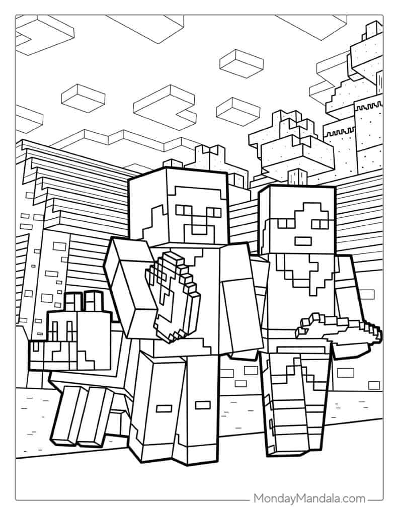 88 Minecraft Coloring Pages Free PDF Printables 88 Minecraft Coloring Pages Free PDF Printables