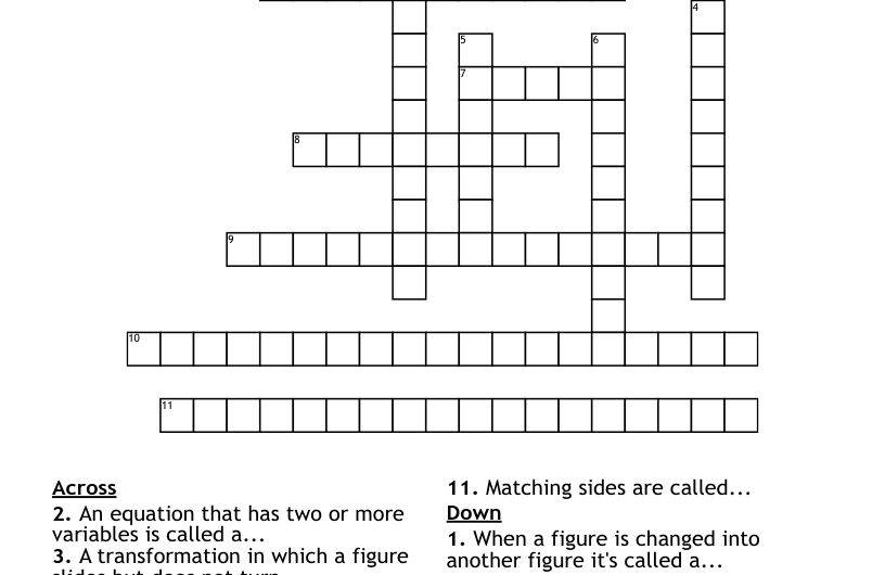 Eighth Grade Crossword Clue