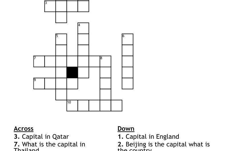Capital Of Qatar Crossword Clue