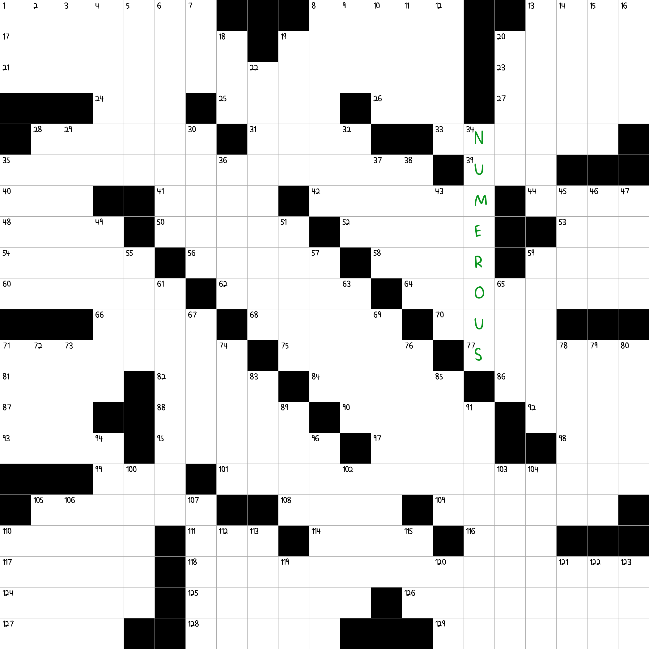 Abundant NYT Crossword Clue December 15 2024