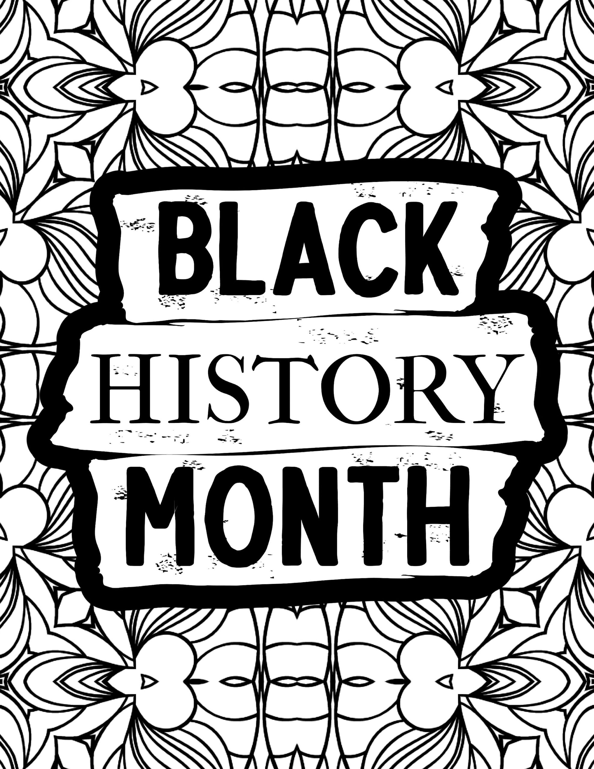 Adult Coloring Pages Black History printable PDF Download Etsy