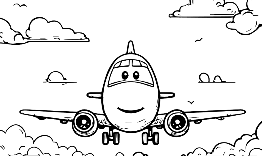 Coloring Pages For Airplanes