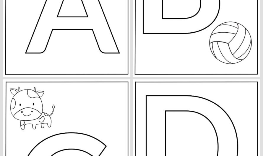 Colouring Pages Of Alphabet Letters